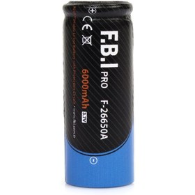 Resim F.B.I 26650 3.7V 6000mAh Şarj Edilebilir Li-ion Pil 