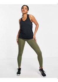 Resim Nike One Performance Training Dri-fit Leggings Toparlayıcı İç Cepli Haki Yeşil Tayt Yeşil 