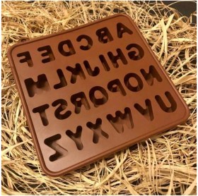 Resim Tekno Trust Alfabe Harfler Silikon Çikolata Kalıbı 