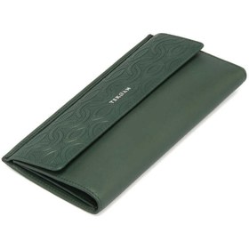 Resim Yeşil Deri Kadın Cüzdan - S1CB00005793-N8U 