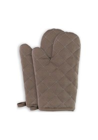 Resim Yanmaz Ve Isıya Dayanıklı Fırın Eldiveni Ve Tutacak 2 Eldiven, 2 Tutacak Antrasit Gri 