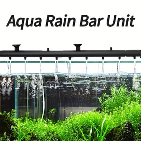 Resim 15.74/23.62-inç Akvaryum Yağmur Bar Ünitesi, Balık Tankı Boru Bağlantıları Akvaryum Filtre Akış Kiti, 13mm İç Çap için Uygun, Akvaryum Pompası Aksesuarları 