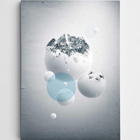 Resim Dağ Modern Sanat Kanvas Tablo 35 x 50 CM 