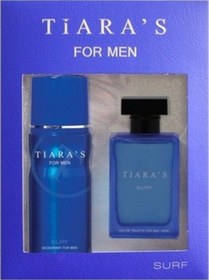 Resim Tiara's Surf Erkek Parfüm EDT 100 ML + Deodorant 150 ML 2'li Set 