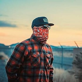 Resim Indie Ridge tarafından Paisley Motosiklet Maskesi - Kayak Snowboard Soğuk Hava Yüz Maskesi 