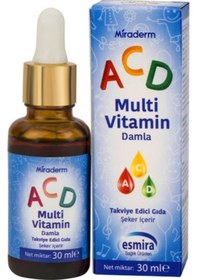 Resim Esmira Acd Vitamin Damla 30 Ml- Miraderm 