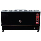 Resim Anka Pro Kompakt Full Otomatik Çay Makinası 6 Demlikli 60 Litre Siyah Elektrikli Tüplü 