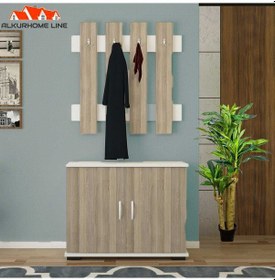 Resim Modilayn Janset Ayakkabılık, Portmanto, Vestiyer Cordoba - Beyaz 