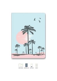 Resim Naturel Mini Defter Çizgili Palmiye 14x20 Cm 