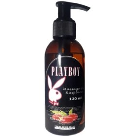 Resim Playboy Raspberry Flavored Massage Oil Ahududu Aromalı Vücut Masaj Yağı 120 ml 1 Adet 