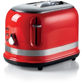 Resim Ariete Moderna Ekmek Kızartma Makinesi Kırmızı 0149/10 