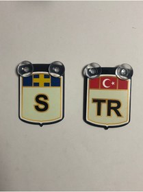 Resim Green Otomotiv Cam Süsleri İkili Takım S ve TR 