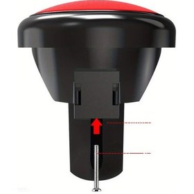 Resim Dashanshop Kolay Direksiyon Desteği Topu Mavi 3 Boyutlu Pratik Araç İçin Mavi 