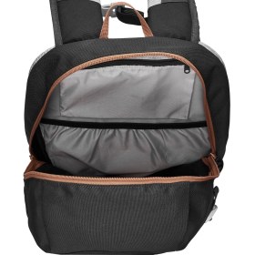 Resim Dayanıklı Okul Spor Kamp Çantası QUECHUANH100 Siyah Karbon 