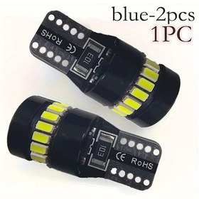 Resim Xuweiwei 2 Rv Led T10 W5w Lensli Canbus Hatasız Ice Blue 2pcs İç Tavan Harita Ve Kapı Aydınlatma 