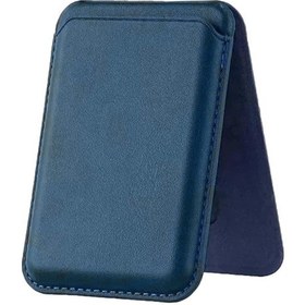 Resim E2m Magsafe Deri Cüzdan Lacivert Lacivert 