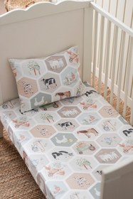 Resim özgürce Organik Bebek Lastikli Çarşaf 60x120+15, yumuşak ve doğal dokunuşlu 