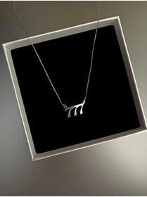 Resim design albatros jewelry 777 Melek Şans Kolyesi Gümüş 