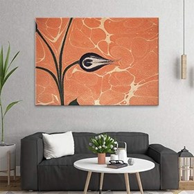 Resim Arty Tablo Siyah Lale Tablo AMZ-TTU032-x 50x35 