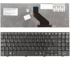 Resim Lg R590-U AAH1BT Uyumlu Notebook Klavyesi - Siyah - TR 