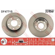 Resim Trw DF4771S FREN DİSKİ ÖN 14Q DUCATO III 06- / BOXER III 06- / JU 