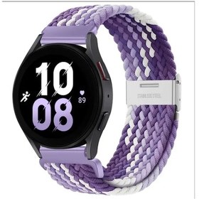 Resim Huawei Watch Gt3 46mm Likralı Örgü Kayış Akıllı Saat Kordonu 