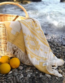 Resim Rug Peştemal Safran, Taşıma Çantalı 