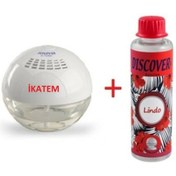 Resim Discover Ikatem Sihirli Küre Hava Temizleme Makinesi Işıksız + 1 Adet Lindo Solüsyonu 