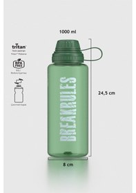 Resim Renga Ege Yazı Desenli 1000 Ml Tritan Matara 912141 Yeşil Yeşil 