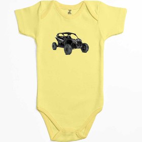 Resim Can Am Off Road Renkli Bebek Body Zıbın - 6-9 Ay / Sarı 