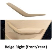 Resim Bej Sağ-bej Siyah Sol Sağ Araba İç Kolu İç Kapı Kol Dayama Paneli Çekme Trimi 