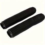 Resim Hightower Jfg Racıng Siyah Motosiklet Fork Boots - Çoğu Dirt Bike İçin Şok Emici Koruma Kılıfları 