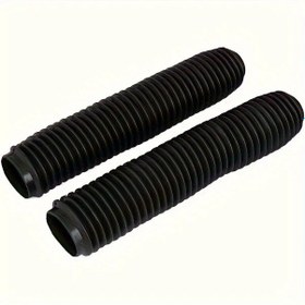 Resim Hightower Jfg Racıng Siyah Motosiklet Fork Boots - Çoğu Dirt Bike İçin Şok Emici Koruma Kılıfları 