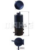 Resim MAHLE KL787 Yakit Filtresi (Vw Amarok 10- ) 2.0Tdi 2H0127401A (WA498843) 