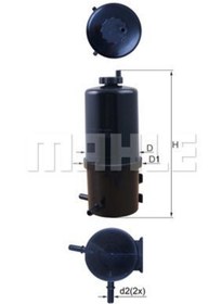 Resim MAHLE KL787 Yakit Filtresi (Vw Amarok 10- ) 2.0Tdi 2H0127401A (WA498843) 