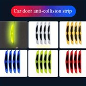 Resim 4 adet Araba Kapı Çarpışma Önleyici Şeritler + 2 adet Karbon Fiber Yansıtıcı Dikiz Aynası Koruyucular - Uyumlu, 6 Renk (Kırmızı/Sarı/Mavi/Beyaz/Yeşil/Siyah), Kapı Koruma için Reflektif Güvenlik Şeritleri & Şık Araç Aksesuarları, Araç Koruma Aksesuarları, Araç Güvenliği Ekipmanları 