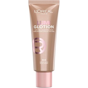Resim Loreal Paris Lumi Glotion All in One Doğal Işıltı Highlighter 903 Medium Glow - Gratis 