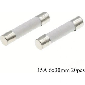 Resim Lumaworld 20 Parça 5x20mm 6x30mm Seramik Hızlı Sigorta 250v 10a 15a Hızlı Kesme 