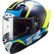 Resim Ls2 Thunder Racıng 1 Mavi-Neon Sarı Kask - Xl 
