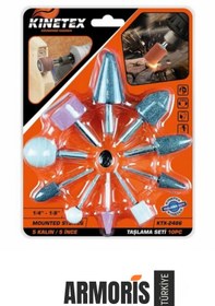 Resim Genel Markalar Yeni Nesil Kullanışlı Çapak Alma Metal Ahşap Plastik Temizleme Parlatma 10 Uçlu Kalıpçı Taşlama Seti 