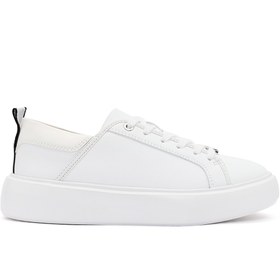 Resim Derimod ACBC x Derimod Kadın Beyaz Bağcıklı Sneaker 25SFD435018 