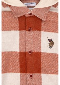 Resim U.s. Polo Assn. Erkek Çocuk Kiremit Gömlek Desenli 50296876-vr031 