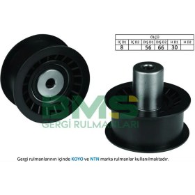 Resim Bms Depomix Eksantrik Gergi Rulmani Yön Makarasi Polo 1.4 16V 96-99 -Cordoba-Ibiza 1.4i 16V-GOLF V 1.0 Ahf 