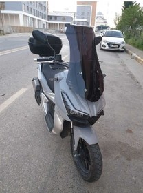 Resim Motocam Motolüx Wow 150 Ön Cam 2023-2026 Model 65cm Siyah Renkli 4mm Orta Boylu 
