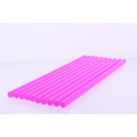 Resim Class Pembe Kalın Mum Çubuk Silikon 11.2mm 30cm adet Olarak Satılır 