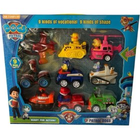 Resim Kids Oyuncak 9lu Paw Petrol Araçlı Set G9 