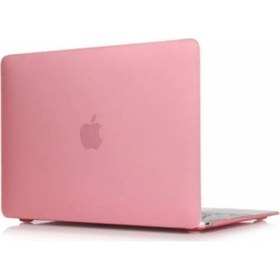 Resim Apple Apple Macbook Pro Retina 13.3 A1502 A1425 Kılıf 2in1 Mat Doku Case 2015 PEMBE 