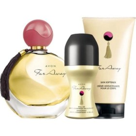 Resim Avon For away kadın parfüm seti 