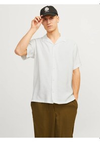 Resim Jack & Jones Erkek Rahat Kesim Kısa Kollu Gömlek - 12256322 001 