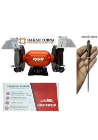 Resim Rico Taş Motoru Tel Fırçalı Işıklı 175mm 500w Sessiz Güçlü 